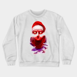 SANTACLAUS MERRY CRISTMAS RED XMAS ZOMBIE XMAS Crewneck Sweatshirt